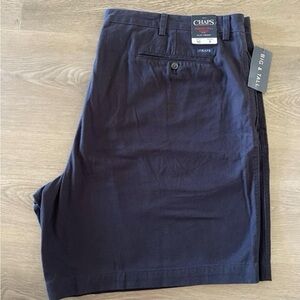 CHAPS Pleat Front Big & Tall Men's Khaki/Chino Shorts Size 50 NWT (Msrp $47.50)